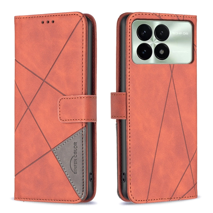 Magnetic Buckle Rhombus Texture Leather Phone Case, For Xiaomi Redmi Note 13 Pro+ 5G, For Xiaomi Redmi Note 13 Pro 5G, For Xiaomi 13T / 13T Pro / Redmi K60 Ultra, For Xiaomi Redmi K70 / K70 Pro, For Xiaomi Redmi 12 4G                                   ...