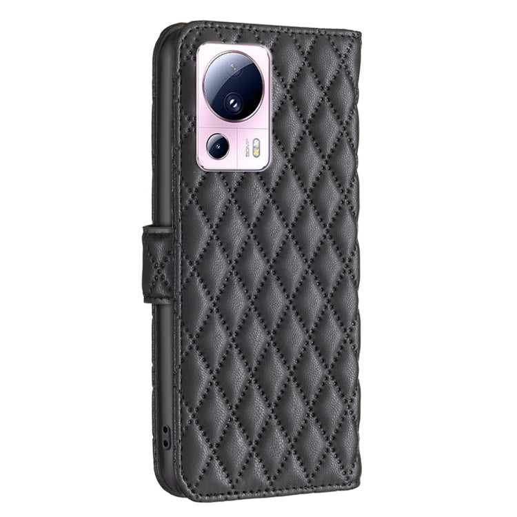 Diamond Lattice Wallet Leather Flip Phone Case, For Xiaomi 13 Lite / Civi 2, For Xiaomi Redmi 12 4G, For Xiaomi Redmi Note 12S 4G / Note 11, For Xiaomi Poco F5 5G / Redmi Note 12 Turbo, For Xiaomi Civi 3 5G