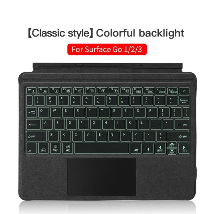 Magnetic Bluetooth Keyboard Leather Case with backlight, For Microsoft Surface Go1 / 2 / 3, For Microsoft Surface Pro 3 / 4 / 5 / 6 / 7 / 7+, For Microsoft Surface Pro 8 / 9 / X