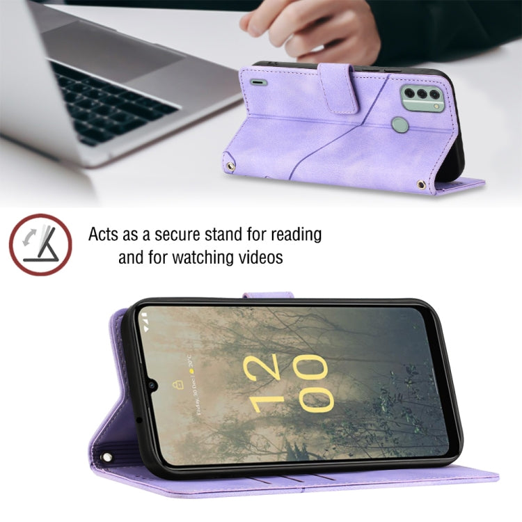 Skin-feel Embossed Leather Phone Case, For Nokia C31, For Nokia C100, For Nokia C200, For Nokia G21 / G11, For Nokia G60, For Nokia G100, For Nokia G400, For Nokia X30