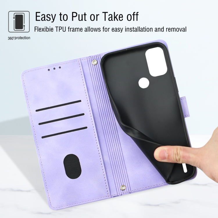 Skin-feel Embossed Leather Phone Case, For Nokia C31, For Nokia C100, For Nokia C200, For Nokia G21 / G11, For Nokia G60, For Nokia G100, For Nokia G400, For Nokia X30
