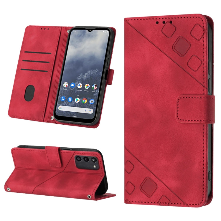 Skin-feel Embossed Leather Phone Case, For Nokia C31, For Nokia C100, For Nokia C200, For Nokia G21 / G11, For Nokia G60, For Nokia G100, For Nokia G400, For Nokia X30
