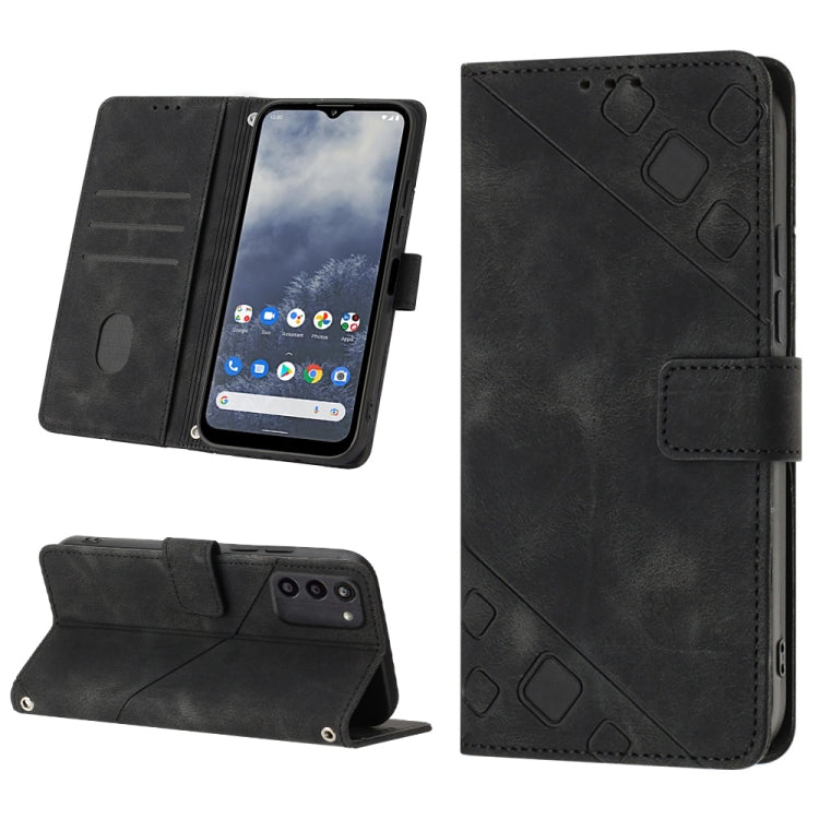 Skin-feel Embossed Leather Phone Case, For Nokia C31, For Nokia C100, For Nokia C200, For Nokia G21 / G11, For Nokia G60, For Nokia G100, For Nokia G400, For Nokia X30