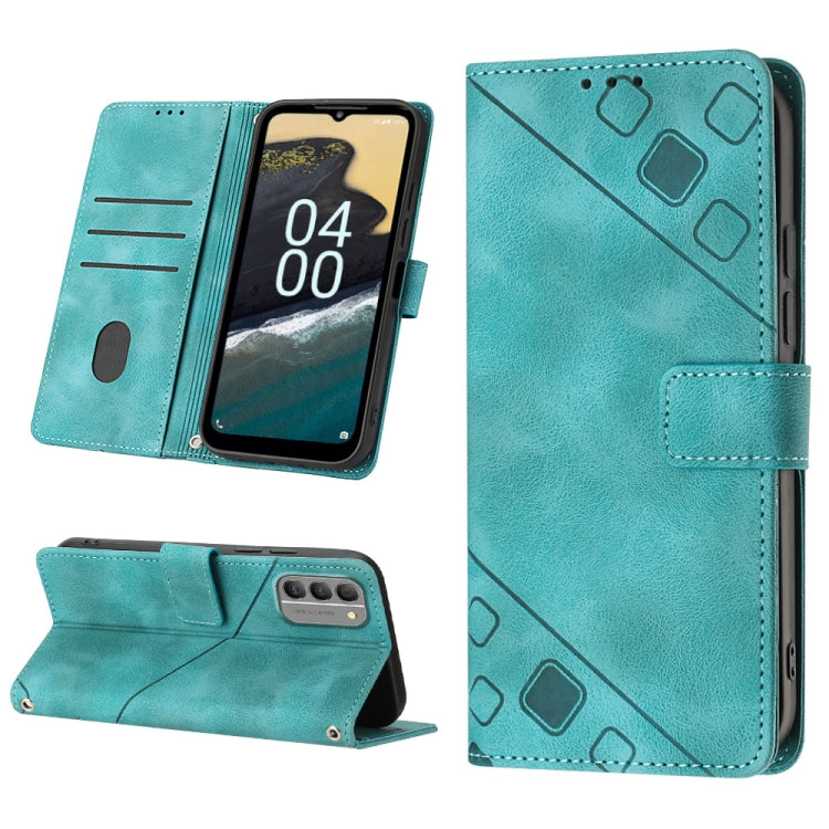Skin-feel Embossed Leather Phone Case, For Nokia C31, For Nokia C100, For Nokia C200, For Nokia G21 / G11, For Nokia G60, For Nokia G100, For Nokia G400, For Nokia X30