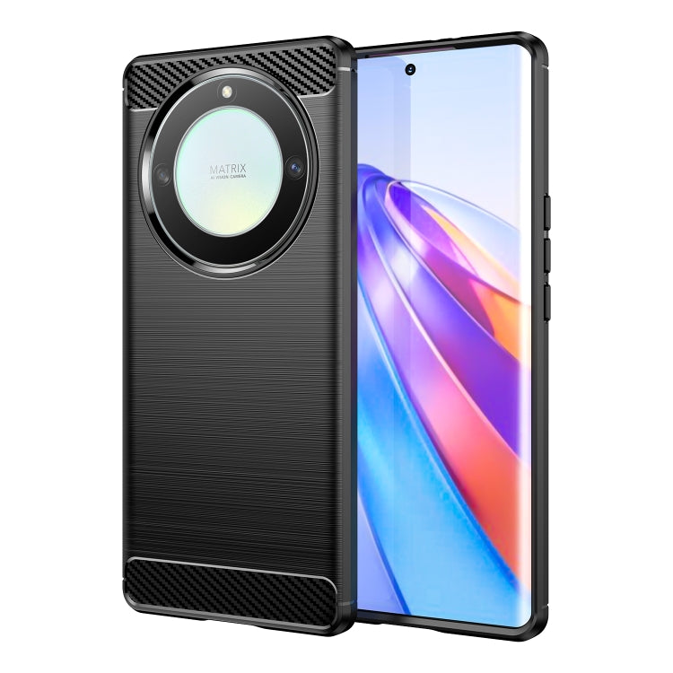 Brushed Texture Carbon Fiber TPU Phone Case, For Honor Magic5 Lite, For Honor X9a, For Honor X40