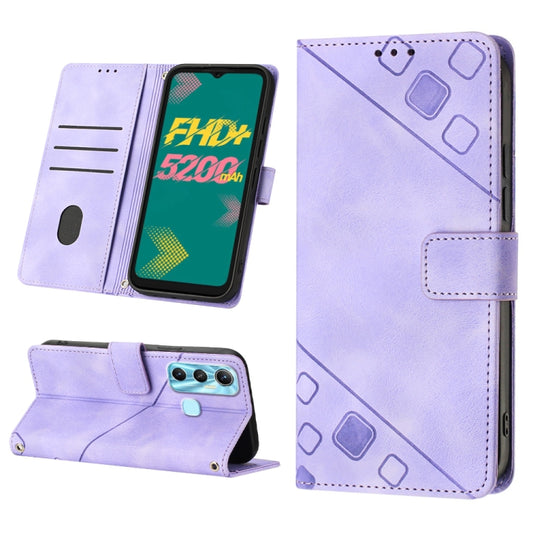Skin-feel Embossed Leather Phone Case, For Infinix Hot 11, For Infinix Hot 11 Play / Hot 10 Play, For Infinix Hot 11s, For Infinix Hot 11s NFC X6812B, For Infinix Hot 12 Play / Hot 12 Play NFC, For Infinix Hot 12i X665, For Infinix Hot 12 X6817        ...