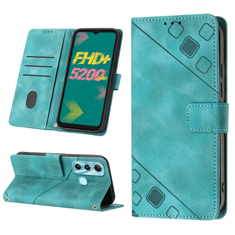 Skin-feel Embossed Leather Phone Case, For Infinix Hot 11, For Infinix Hot 11 Play / Hot 10 Play, For Infinix Hot 11s, For Infinix Hot 11s NFC X6812B, For Infinix Hot 12 Play / Hot 12 Play NFC, For Infinix Hot 12i X665, For Infinix Hot 12 X6817        ...