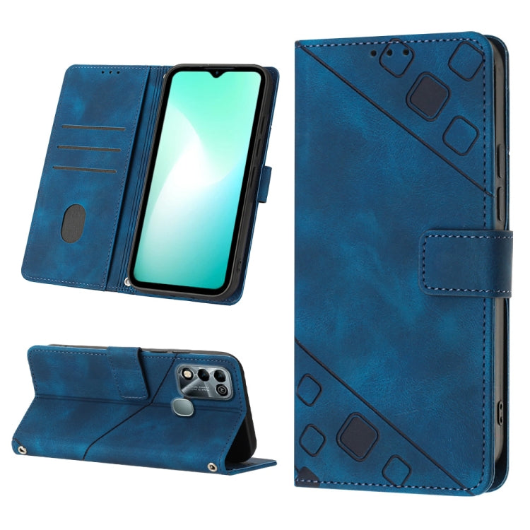 Skin-feel Embossed Leather Phone Case, For Infinix Hot 11, For Infinix Hot 11 Play / Hot 10 Play, For Infinix Hot 11s, For Infinix Hot 11s NFC X6812B, For Infinix Hot 12 Play / Hot 12 Play NFC, For Infinix Hot 12i X665, For Infinix Hot 12 X6817        ...
