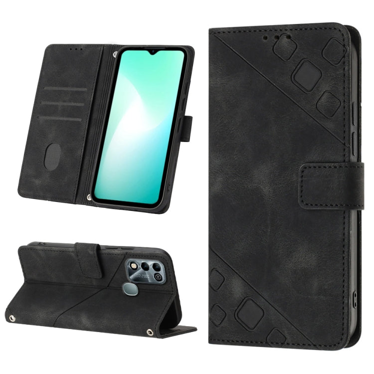 Skin-feel Embossed Leather Phone Case, For Infinix Hot 11, For Infinix Hot 11 Play / Hot 10 Play, For Infinix Hot 11s, For Infinix Hot 11s NFC X6812B, For Infinix Hot 12 Play / Hot 12 Play NFC, For Infinix Hot 12i X665, For Infinix Hot 12 X6817        ...