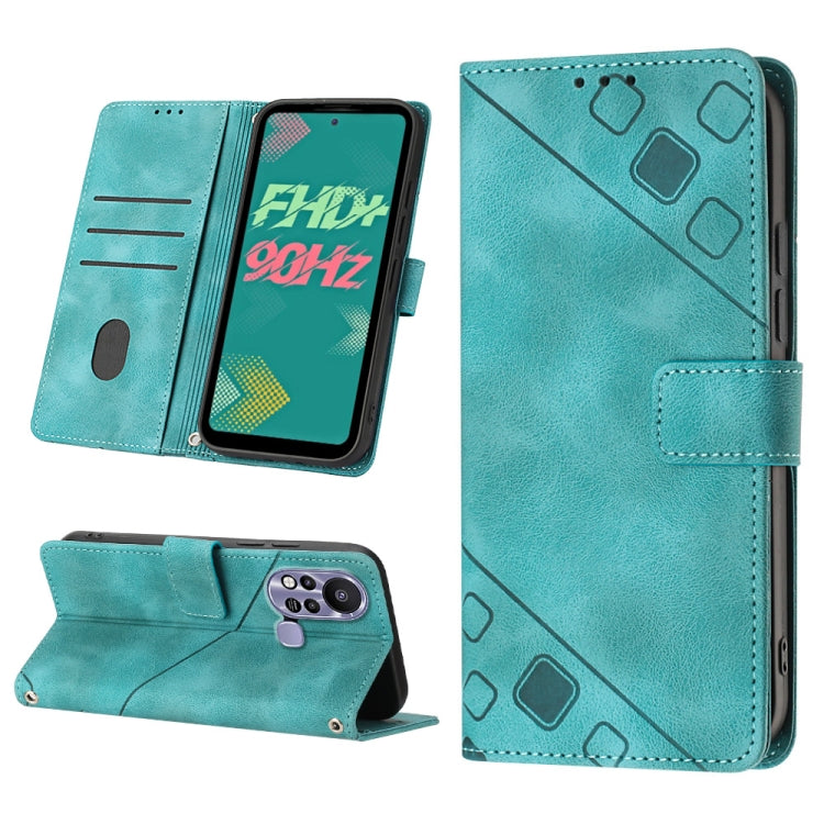 Skin-feel Embossed Leather Phone Case, For Infinix Hot 11, For Infinix Hot 11 Play / Hot 10 Play, For Infinix Hot 11s, For Infinix Hot 11s NFC X6812B, For Infinix Hot 12 Play / Hot 12 Play NFC, For Infinix Hot 12i X665, For Infinix Hot 12 X6817        ...