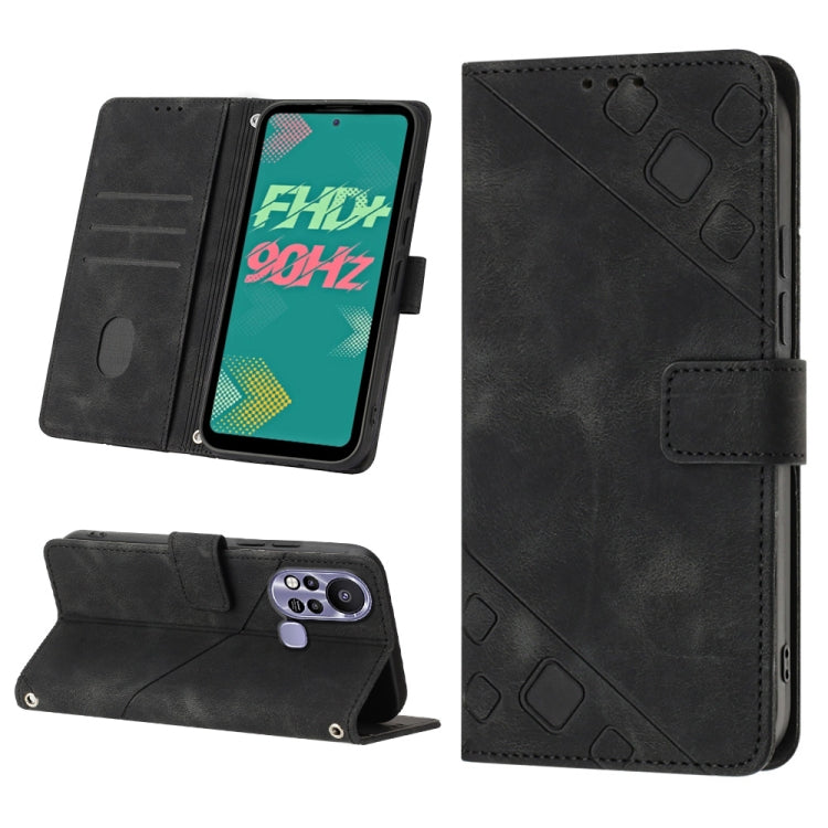 Skin-feel Embossed Leather Phone Case, For Infinix Hot 11, For Infinix Hot 11 Play / Hot 10 Play, For Infinix Hot 11s, For Infinix Hot 11s NFC X6812B, For Infinix Hot 12 Play / Hot 12 Play NFC, For Infinix Hot 12i X665, For Infinix Hot 12 X6817        ...