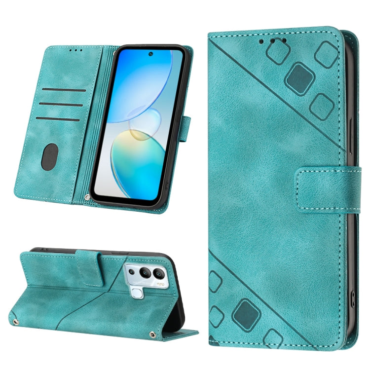 Skin-feel Embossed Leather Phone Case, For Infinix Hot 11, For Infinix Hot 11 Play / Hot 10 Play, For Infinix Hot 11s, For Infinix Hot 11s NFC X6812B, For Infinix Hot 12 Play / Hot 12 Play NFC, For Infinix Hot 12i X665, For Infinix Hot 12 X6817        ...