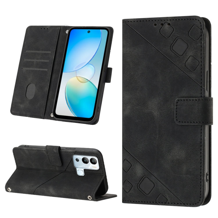 Skin-feel Embossed Leather Phone Case, For Infinix Hot 11, For Infinix Hot 11 Play / Hot 10 Play, For Infinix Hot 11s, For Infinix Hot 11s NFC X6812B, For Infinix Hot 12 Play / Hot 12 Play NFC, For Infinix Hot 12i X665, For Infinix Hot 12 X6817        ...