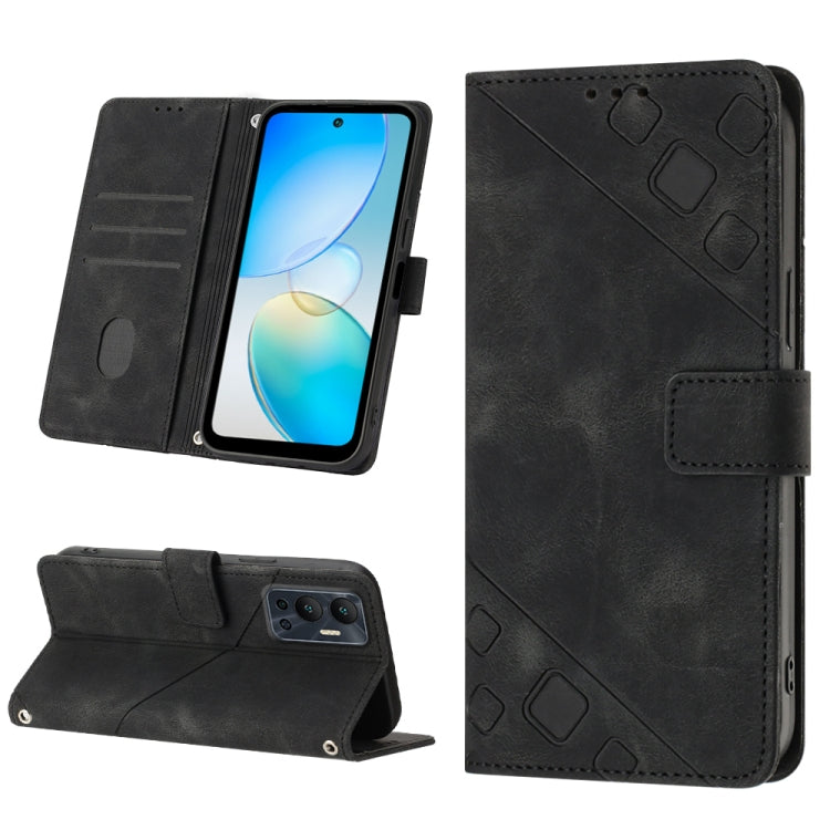 Skin-feel Embossed Leather Phone Case, For Infinix Hot 11, For Infinix Hot 11 Play / Hot 10 Play, For Infinix Hot 11s, For Infinix Hot 11s NFC X6812B, For Infinix Hot 12 Play / Hot 12 Play NFC, For Infinix Hot 12i X665, For Infinix Hot 12 X6817        ...