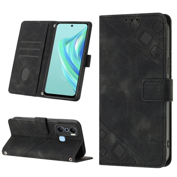 Skin-feel Embossed Leather Phone Case, For Infinix Hot 20 5G X666, For Infinix Hot 20 Play, For Infinix Hot 20S / 20 Pro X6827, For Infinix Note 11, For Infinix Note 11i / Note 10, For Infinix Note 11s / Note 11 Pro, For Infinix Note 12 G96            ...