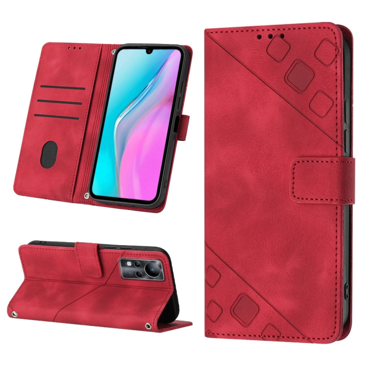 Skin-feel Embossed Leather Phone Case, For Infinix Hot 20 5G X666, For Infinix Hot 20 Play, For Infinix Hot 20S / 20 Pro X6827, For Infinix Note 11, For Infinix Note 11i / Note 10, For Infinix Note 11s / Note 11 Pro, For Infinix Note 12 G96            ...