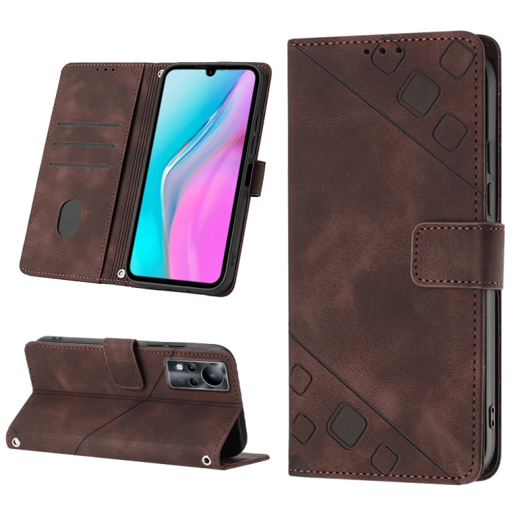 Skin-feel Embossed Leather Phone Case, For Infinix Hot 20 5G X666, For Infinix Hot 20 Play, For Infinix Hot 20S / 20 Pro X6827, For Infinix Note 11, For Infinix Note 11i / Note 10, For Infinix Note 11s / Note 11 Pro, For Infinix Note 12 G96            ...