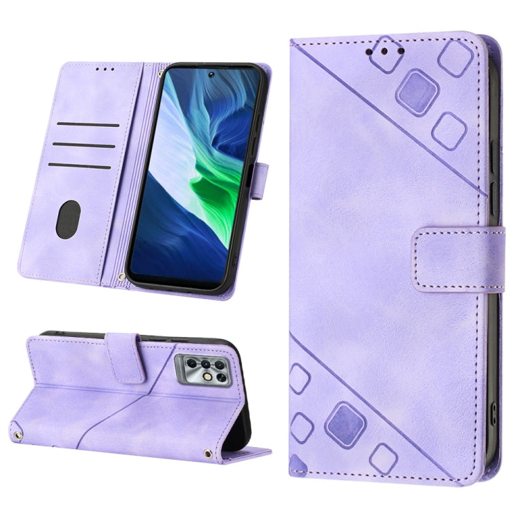 Skin-feel Embossed Leather Phone Case, For Infinix Hot 20 5G X666, For Infinix Hot 20 Play, For Infinix Hot 20S / 20 Pro X6827, For Infinix Note 11, For Infinix Note 11i / Note 10, For Infinix Note 11s / Note 11 Pro, For Infinix Note 12 G96            ...