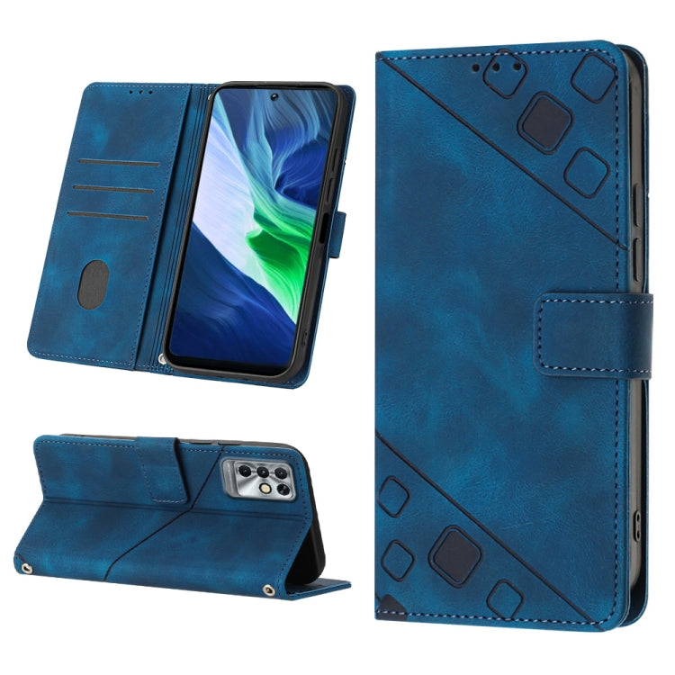 Skin-feel Embossed Leather Phone Case, For Infinix Hot 20 5G X666, For Infinix Hot 20 Play, For Infinix Hot 20S / 20 Pro X6827, For Infinix Note 11, For Infinix Note 11i / Note 10, For Infinix Note 11s / Note 11 Pro, For Infinix Note 12 G96            ...