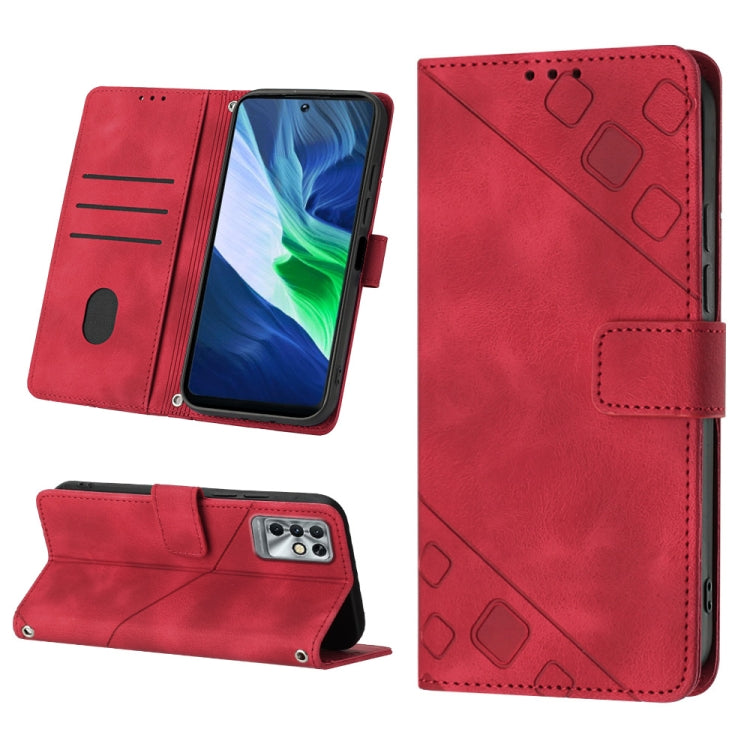 Skin-feel Embossed Leather Phone Case, For Infinix Hot 20 5G X666, For Infinix Hot 20 Play, For Infinix Hot 20S / 20 Pro X6827, For Infinix Note 11, For Infinix Note 11i / Note 10, For Infinix Note 11s / Note 11 Pro, For Infinix Note 12 G96            ...