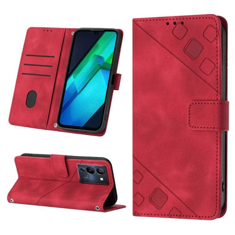 Skin-feel Embossed Leather Phone Case, For Infinix Hot 20 5G X666, For Infinix Hot 20 Play, For Infinix Hot 20S / 20 Pro X6827, For Infinix Note 11, For Infinix Note 11i / Note 10, For Infinix Note 11s / Note 11 Pro, For Infinix Note 12 G96            ...