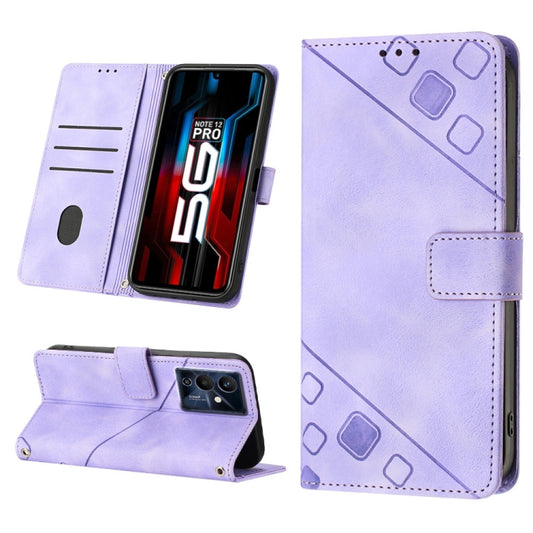 Skin-feel Embossed Leather Phone Case, For Infinix Note 12 5G / Note 12 Pro 5G, For Infinix Note 12i X6819, For Infinix Note 20 X676C, For Infinix Note 20i X665E, For Infinix Smart 6, For Infinix Smart 6 Plus X6823, For Infinix Smart 7 X6515           ...