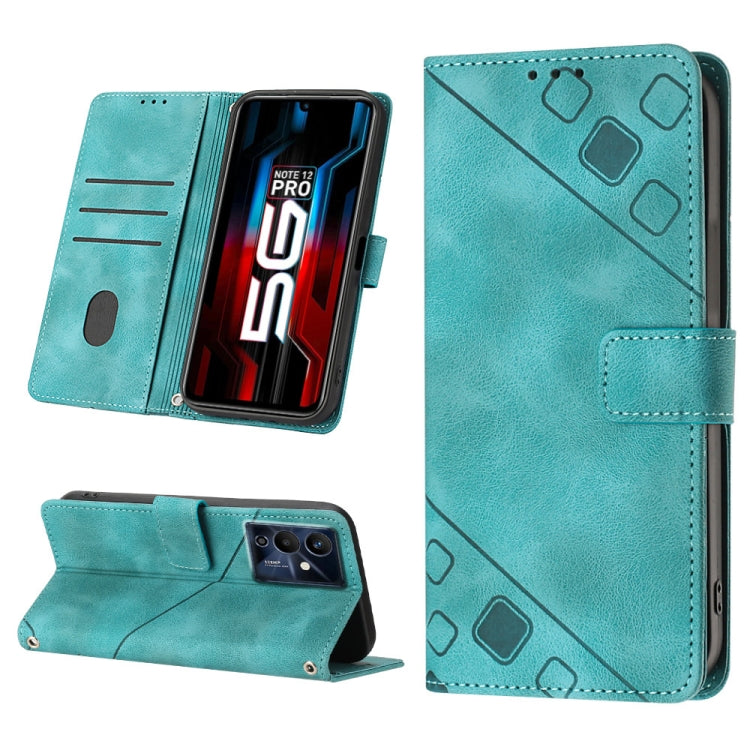 Skin-feel Embossed Leather Phone Case, For Infinix Note 12 5G / Note 12 Pro 5G, For Infinix Note 12i X6819, For Infinix Note 20 X676C, For Infinix Note 20i X665E, For Infinix Smart 6, For Infinix Smart 6 Plus X6823, For Infinix Smart 7 X6515           ...