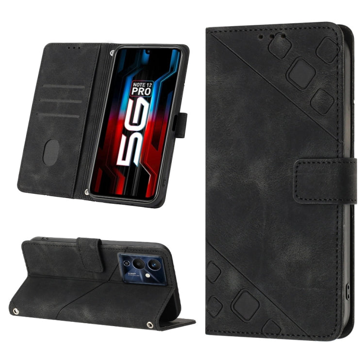Skin-feel Embossed Leather Phone Case, For Infinix Note 12 5G / Note 12 Pro 5G, For Infinix Note 12i X6819, For Infinix Note 20 X676C, For Infinix Note 20i X665E, For Infinix Smart 6, For Infinix Smart 6 Plus X6823, For Infinix Smart 7 X6515           ...