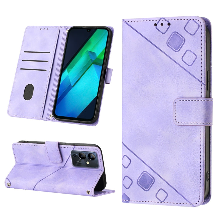 Skin-feel Embossed Leather Phone Case, For Infinix Note 12 5G / Note 12 Pro 5G, For Infinix Note 12i X6819, For Infinix Note 20 X676C, For Infinix Note 20i X665E, For Infinix Smart 6, For Infinix Smart 6 Plus X6823, For Infinix Smart 7 X6515           ...
