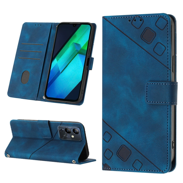 Skin-feel Embossed Leather Phone Case, For Infinix Note 12 5G / Note 12 Pro 5G, For Infinix Note 12i X6819, For Infinix Note 20 X676C, For Infinix Note 20i X665E, For Infinix Smart 6, For Infinix Smart 6 Plus X6823, For Infinix Smart 7 X6515           ...