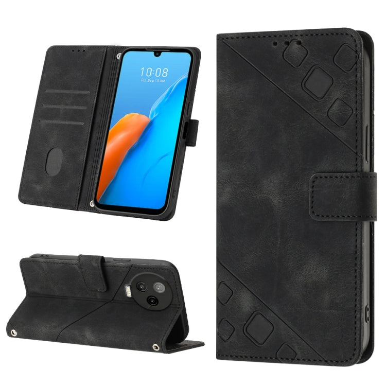 Skin-feel Embossed Leather Phone Case, For Infinix Note 12 5G / Note 12 Pro 5G, For Infinix Note 12i X6819, For Infinix Note 20 X676C, For Infinix Note 20i X665E, For Infinix Smart 6, For Infinix Smart 6 Plus X6823, For Infinix Smart 7 X6515           ...