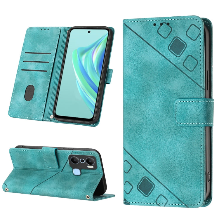 Skin-feel Embossed Leather Phone Case, For Infinix Note 12 5G / Note 12 Pro 5G, For Infinix Note 12i X6819, For Infinix Note 20 X676C, For Infinix Note 20i X665E, For Infinix Smart 6, For Infinix Smart 6 Plus X6823, For Infinix Smart 7 X6515           ...