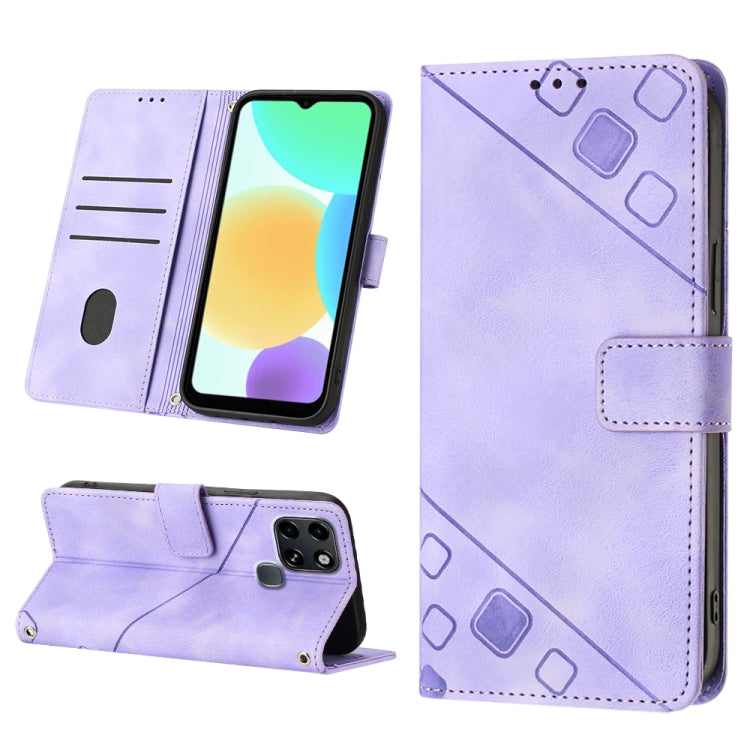 Skin-feel Embossed Leather Phone Case, For Infinix Note 12 5G / Note 12 Pro 5G, For Infinix Note 12i X6819, For Infinix Note 20 X676C, For Infinix Note 20i X665E, For Infinix Smart 6, For Infinix Smart 6 Plus X6823, For Infinix Smart 7 X6515           ...