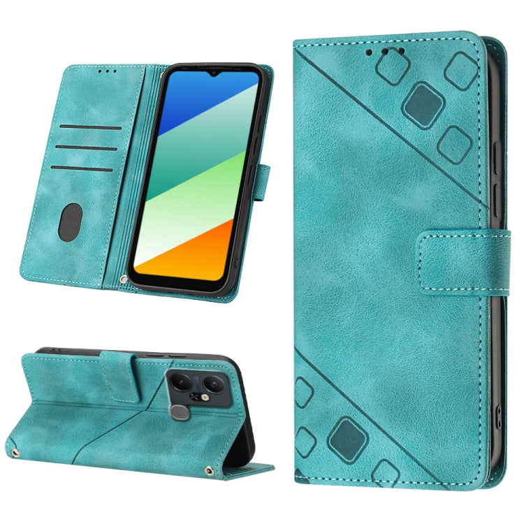 Skin-feel Embossed Leather Phone Case, For Infinix Note 12 5G / Note 12 Pro 5G, For Infinix Note 12i X6819, For Infinix Note 20 X676C, For Infinix Note 20i X665E, For Infinix Smart 6, For Infinix Smart 6 Plus X6823, For Infinix Smart 7 X6515           ...