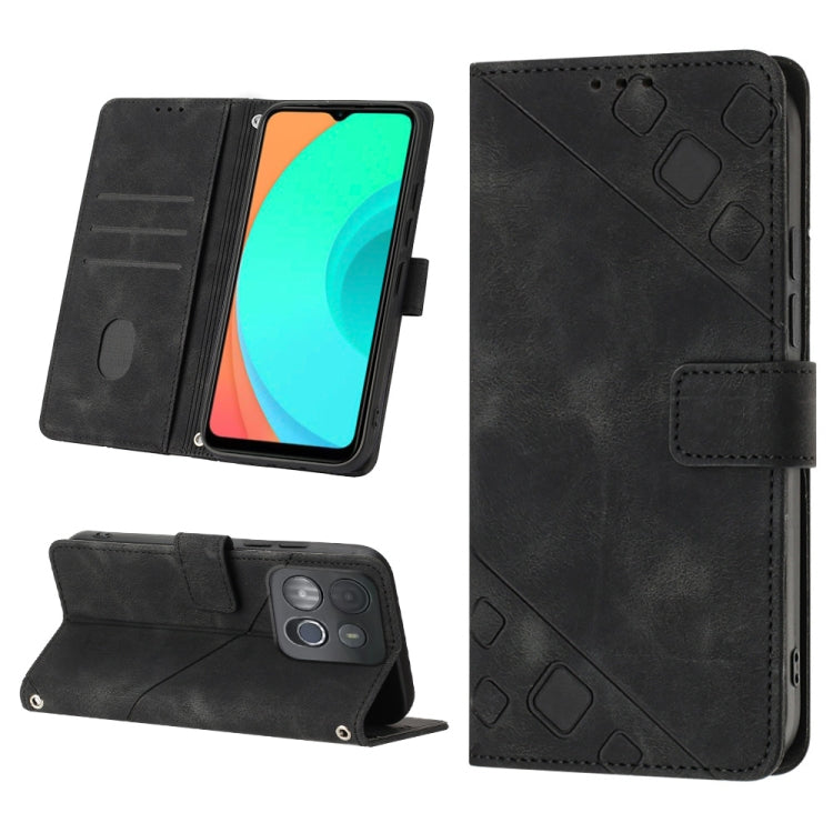 Skin-feel Embossed Leather Phone Case, For Infinix Note 12 5G / Note 12 Pro 5G, For Infinix Note 12i X6819, For Infinix Note 20 X676C, For Infinix Note 20i X665E, For Infinix Smart 6, For Infinix Smart 6 Plus X6823, For Infinix Smart 7 X6515           ...