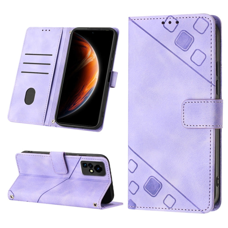 Skin-feel Embossed Leather Phone Case, For Infinix Note 12 5G / Note 12 Pro 5G, For Infinix Note 12i X6819, For Infinix Note 20 X676C, For Infinix Note 20i X665E, For Infinix Smart 6, For Infinix Smart 6 Plus X6823, For Infinix Smart 7 X6515           ...