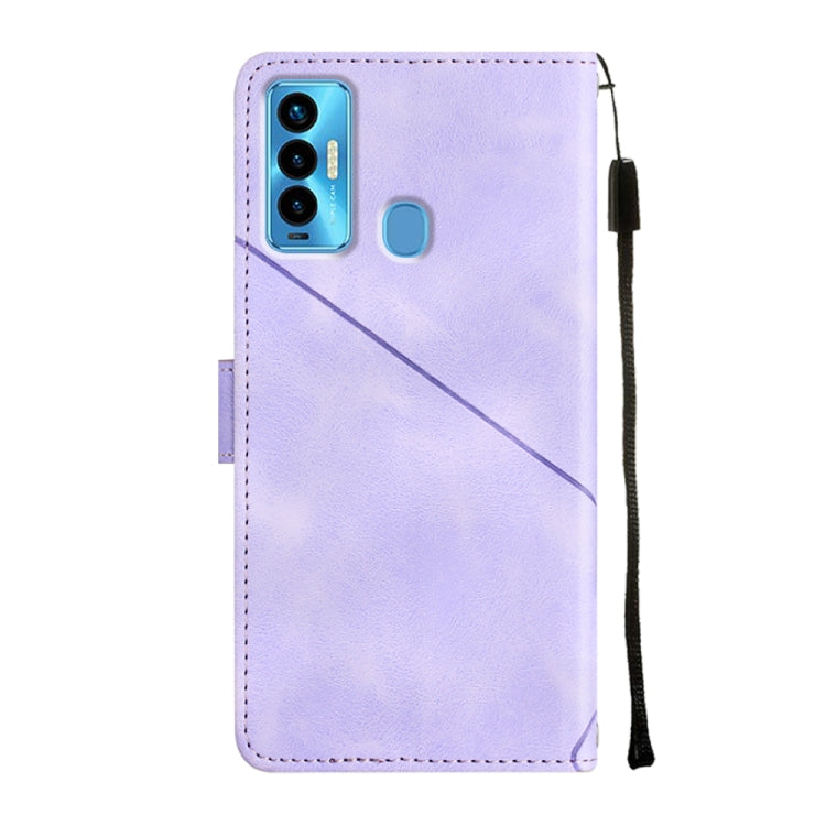Skin-feel Embossed Leather Phone Case, For Tecno Camon 18i, For Tecno Pop 5 Go, For Tecno Pop 5 LTE, For Tecno Pop 5P, For Tecno Pova 2, For Tecno Pova Neo, For Tecno Spark 8, For Tecno Spark 8P