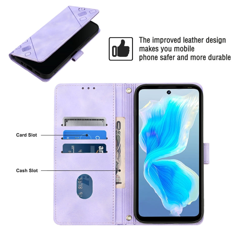 Skin-feel Embossed Leather Phone Case, For Tecno Camon 18i, For Tecno Pop 5 Go, For Tecno Pop 5 LTE, For Tecno Pop 5P, For Tecno Pova 2, For Tecno Pova Neo, For Tecno Spark 8, For Tecno Spark 8P