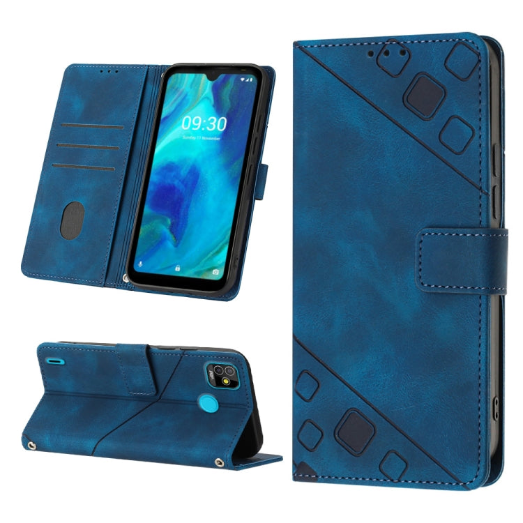 Skin-feel Embossed Leather Phone Case, For Tecno Camon 18i, For Tecno Pop 5 Go, For Tecno Pop 5 LTE, For Tecno Pop 5P, For Tecno Pova 2, For Tecno Pova Neo, For Tecno Spark 8, For Tecno Spark 8P