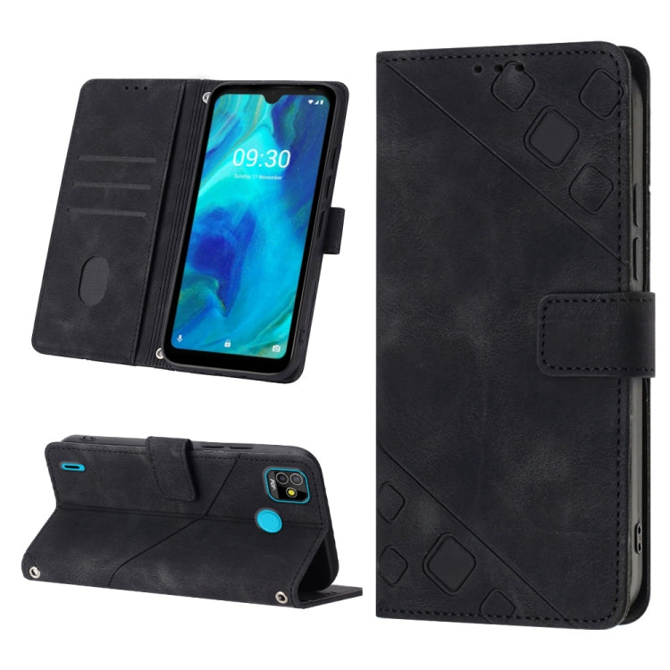 Skin-feel Embossed Leather Phone Case, For Tecno Camon 18i, For Tecno Pop 5 Go, For Tecno Pop 5 LTE, For Tecno Pop 5P, For Tecno Pova 2, For Tecno Pova Neo, For Tecno Spark 8, For Tecno Spark 8P