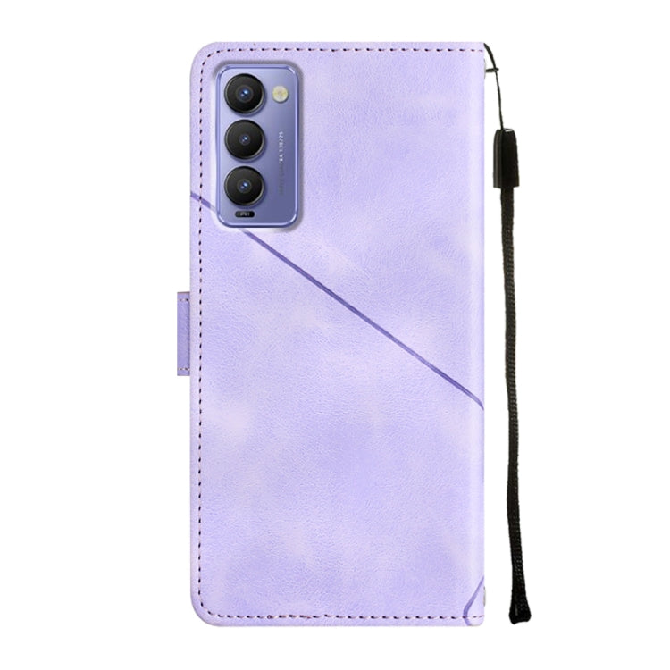 Skin-feel Embossed Leather Phone Case, For Tecno Camon 18 / 18 P, For Tecno Camon 18 Premier, For Tecno Camon 19, For Tecno Camon 19 Neo, For Tecno Camon 19 Pro 5G, For Tecno Pop 6, For Tecno Pop 6 Pro, For Tecno Pova 3 LE7