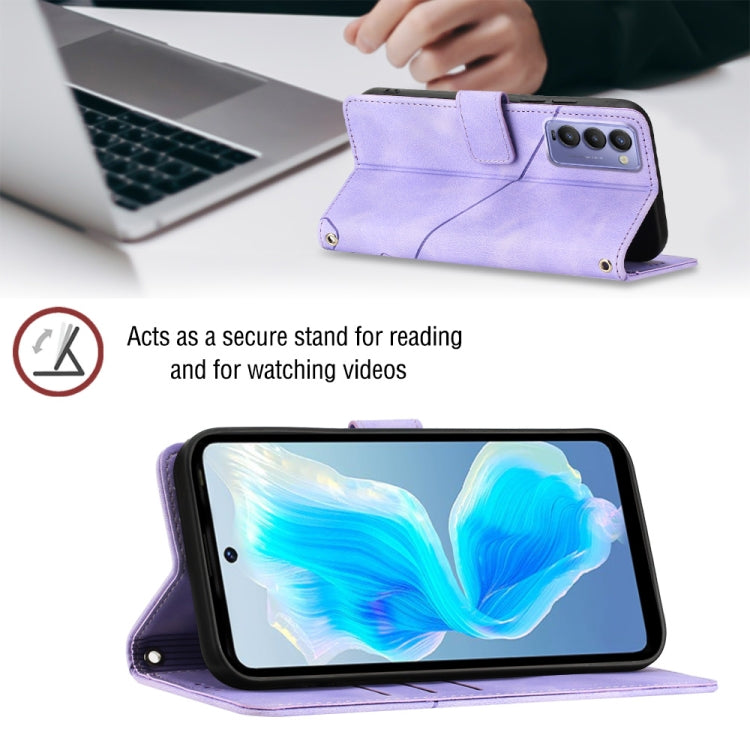 Skin-feel Embossed Leather Phone Case, For Tecno Camon 18 / 18 P, For Tecno Camon 18 Premier, For Tecno Camon 19, For Tecno Camon 19 Neo, For Tecno Camon 19 Pro 5G, For Tecno Pop 6, For Tecno Pop 6 Pro, For Tecno Pova 3 LE7