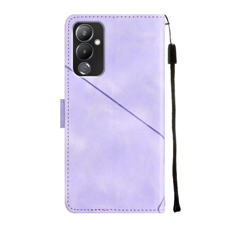 Skin-feel Embossed Leather Phone Case, For Tecno Pova 4 LG7n, For Tecno Pova Neo 2 LG6n, For Tecno Pova 4 Pro LG8n, For Tecno Spark 9 KG5p, For Tecno Spark 9 Pro / Spark 9T