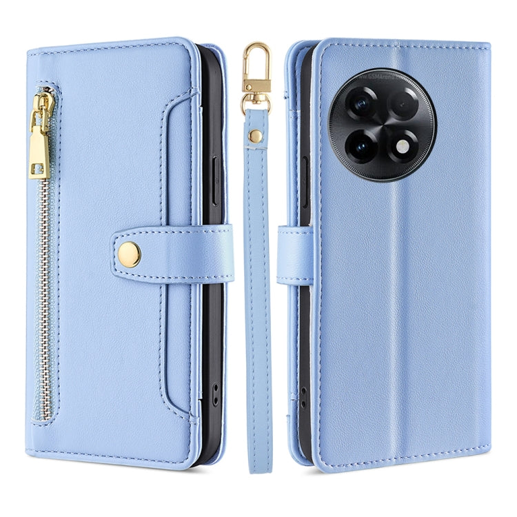 Sheep Texture Cross-body Zipper Wallet Leather Phone Case, For Motorola Moto G53 5G/G13 4G/G23 4G, For Motorola Moto G73 5G, For OPPO Reno8 T 5G/A1 Pro 5G, For Kyocera Android One S10, For OnePlus Ace 2/11R