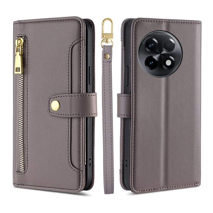 Sheep Texture Cross-body Zipper Wallet Leather Phone Case, For Motorola Moto G53 5G/G13 4G/G23 4G, For Motorola Moto G73 5G, For OPPO Reno8 T 5G/A1 Pro 5G, For Kyocera Android One S10, For OnePlus Ace 2/11R