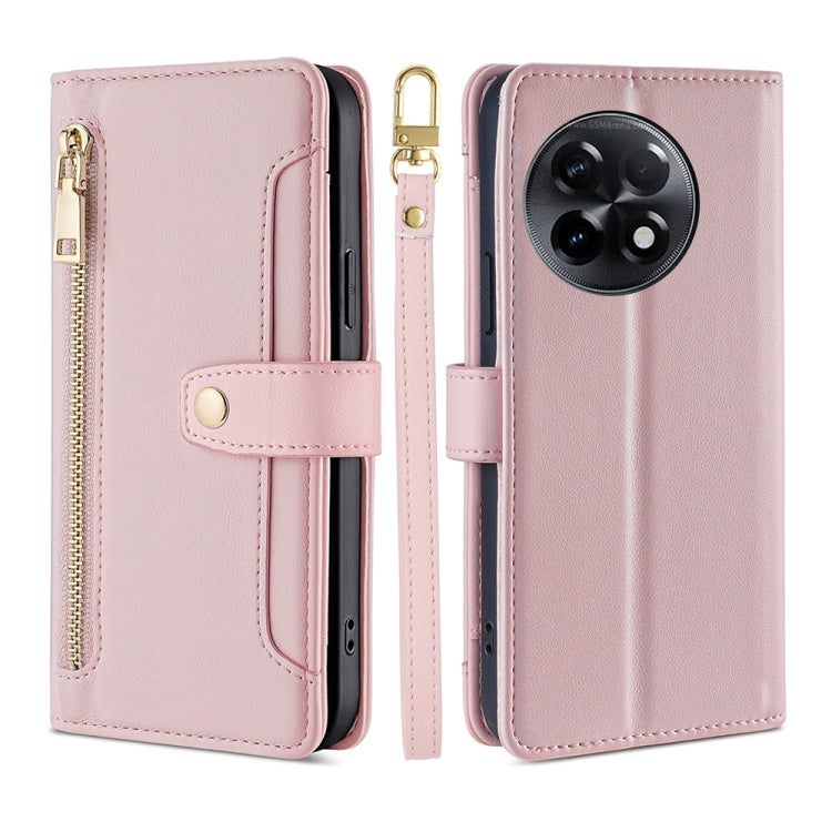 Sheep Texture Cross-body Zipper Wallet Leather Phone Case, For Motorola Moto G53 5G/G13 4G/G23 4G, For Motorola Moto G73 5G, For OPPO Reno8 T 5G/A1 Pro 5G, For Kyocera Android One S10, For OnePlus Ace 2/11R