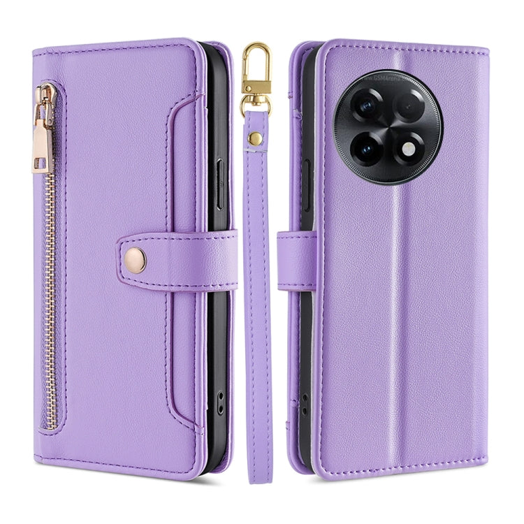 Sheep Texture Cross-body Zipper Wallet Leather Phone Case, For Motorola Moto G53 5G/G13 4G/G23 4G, For Motorola Moto G73 5G, For OPPO Reno8 T 5G/A1 Pro 5G, For Kyocera Android One S10, For OnePlus Ace 2/11R