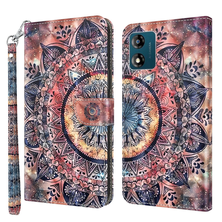 3D Painted Leather Phone Case, For Motorola Moto E13, For Motorola Moto G13 / G23, For Xiaomi Redmi Note 12 Pro 5G Global