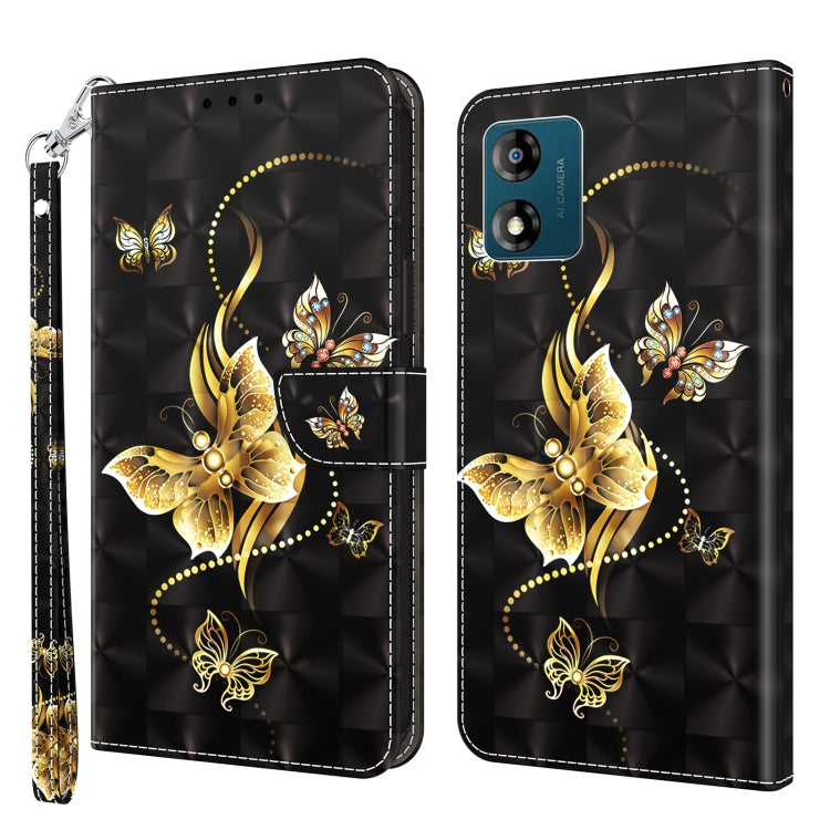 3D Painted Leather Phone Case, For Motorola Moto E13, For Motorola Moto G13 / G23, For Xiaomi Redmi Note 12 Pro 5G Global