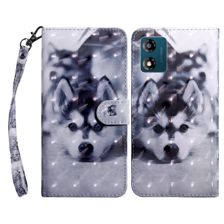 3D Painted Leather Phone Case, For Motorola Moto E13, For Motorola Moto G13 / G23, For Xiaomi Redmi Note 12 Pro 5G Global